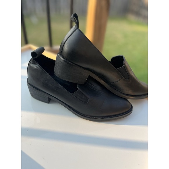 Shellys London Black Leather Flats Women's Size US7.5, EU38 - Picture 16 of 16